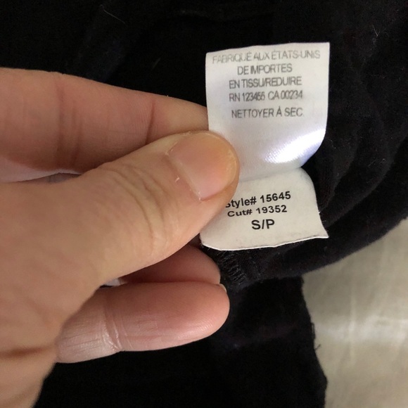 Lord & Taylor Design Lab Black Bodysuit, Size S - Picture 6 of 7